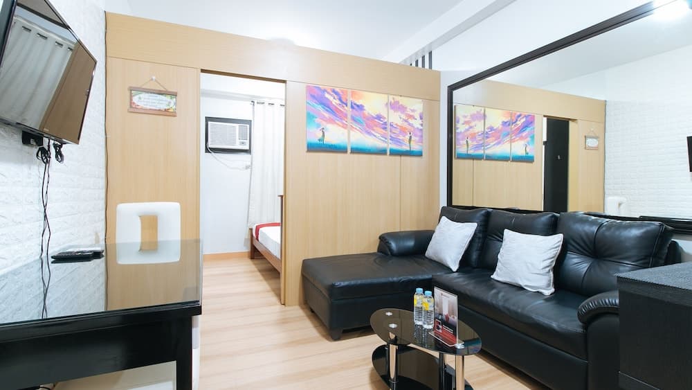 RedDoorz Premium @ SMDC Fairview 2 거실 공간 사진 5