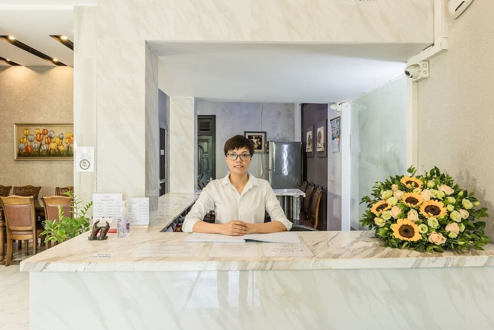 Manmo Ha Noi Business Hotel 리셉션 사진 4