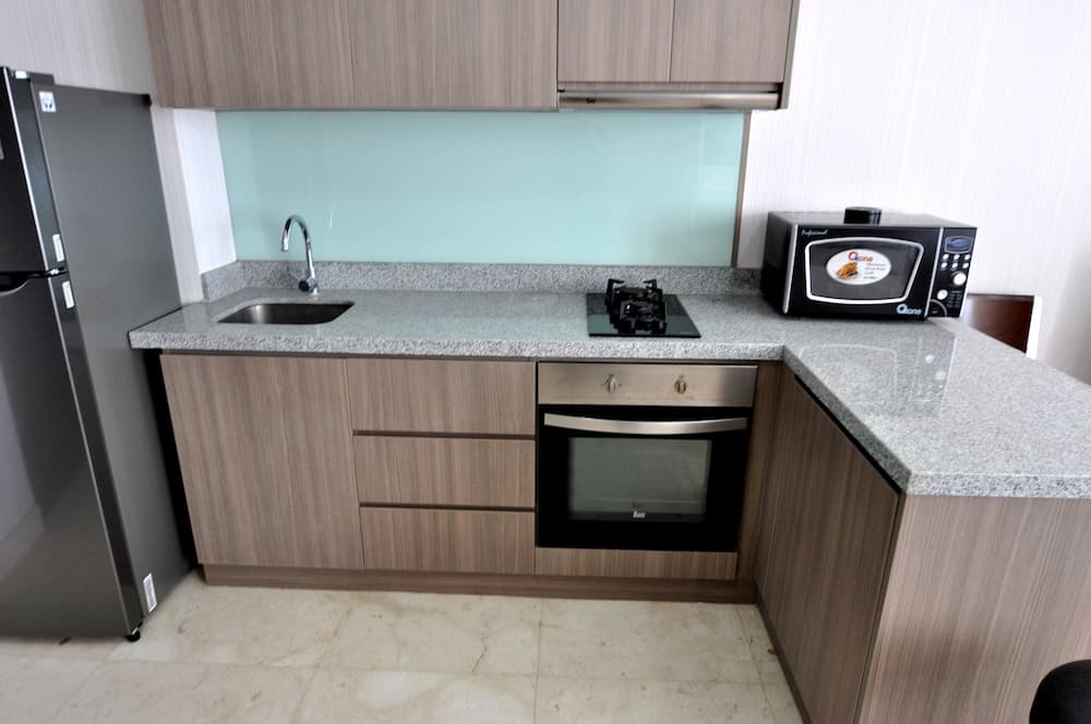 Spacious room at 23th city view 전용 간이 주방 사진 5