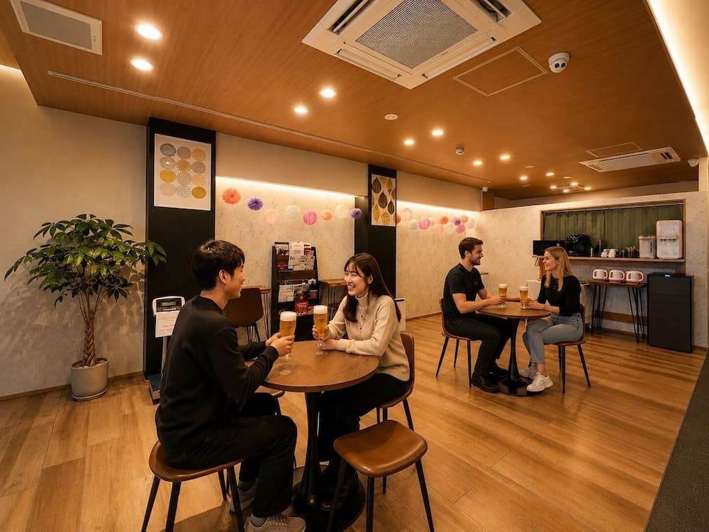 호텔 완 오사카 에비스 로비 사진 3