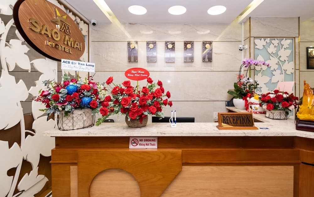 Hotel Sao Mai 리셉션 사진 4