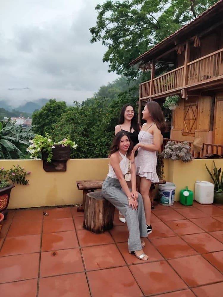 Homestay Kha Ban 테라스/파티오 사진 4